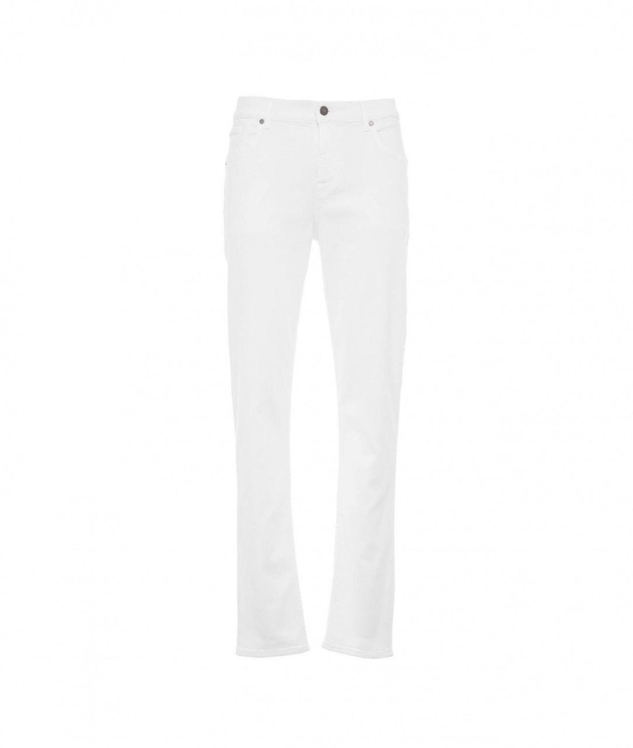 7 for all mankind Jeans Slimmy Tapered Bianco Clearance