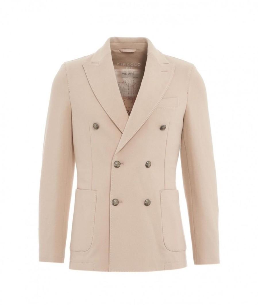 Circolo 1901 Blazer Doppiopetto Beige Clearance