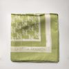 Elisabetta Franchi Foulard Medio Stampa Loghi Pistacchio/Burro Hot