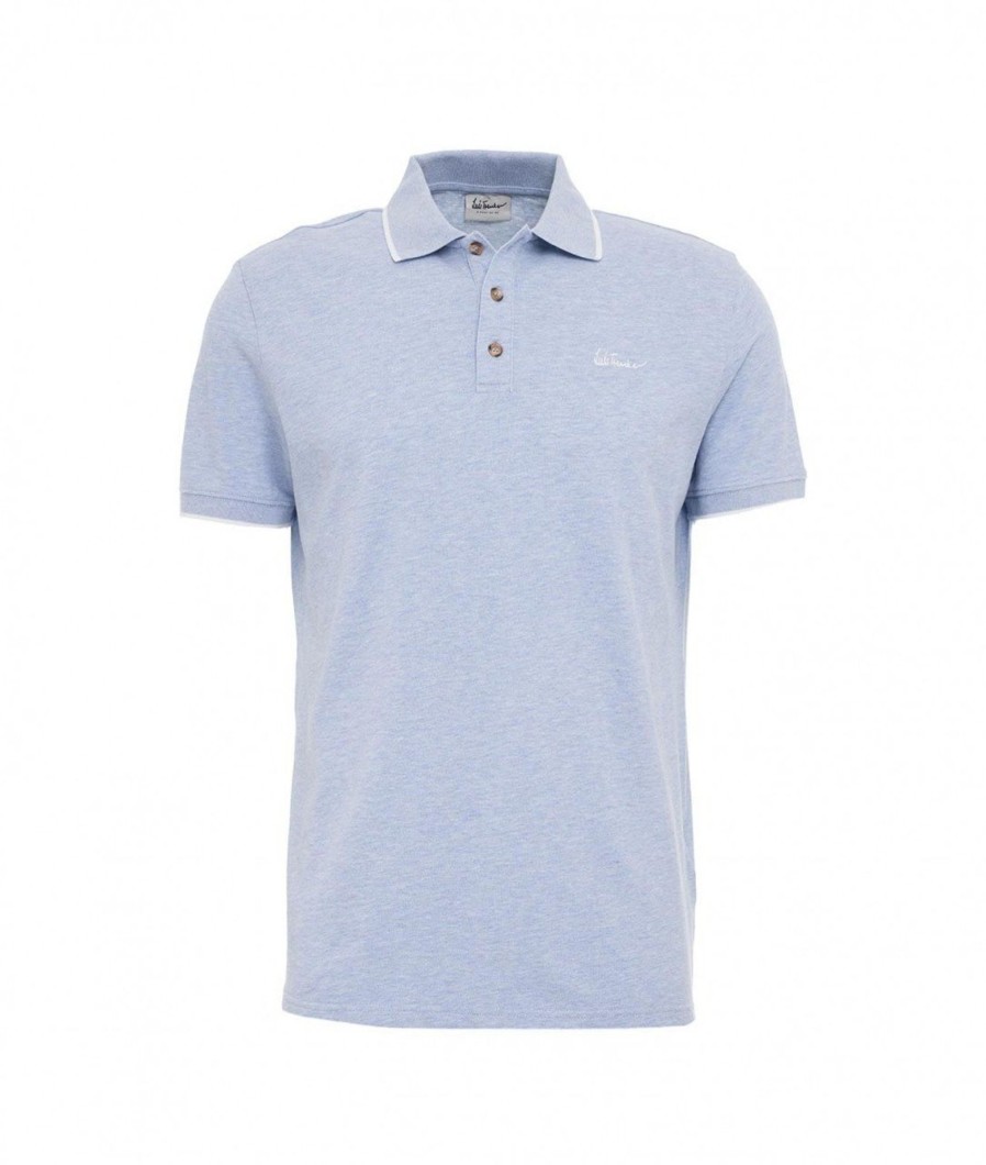 Luis Trenker Polo Luberneto Azzurro Wholesale