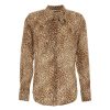 Dsquared2 Camicia Animalier Relax Dan 70S Marrone Clearance