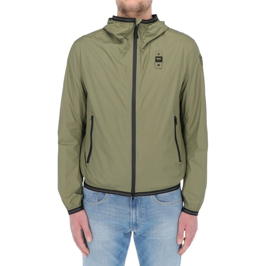 Blauer Giacca Blauer Usa Uoo Nastrato Cappuccio 660 Verde Edera Online