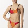 Me Fui Bikini A Top Multicolor Con Cinghiette Red Wholesale