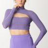 Elisabetta Franchi Maglia Crop Con Cut-Out Iris Clearance