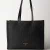 Patrizia Pepe Shopper Bag Intrecciata Black/Black Online