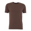 Daniele Fiesoli T-Shirt In Ino Marrone Scuro New