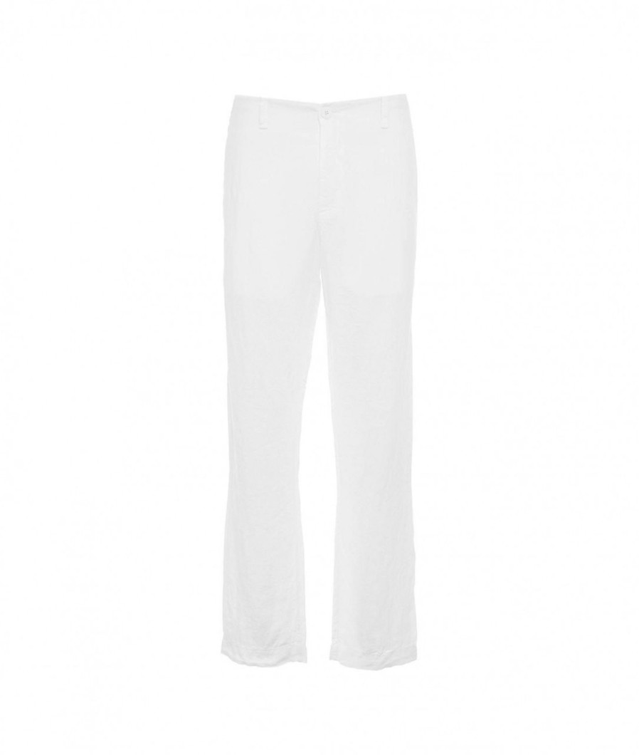 Transit Pantaloni In Lino Bianco Clearance