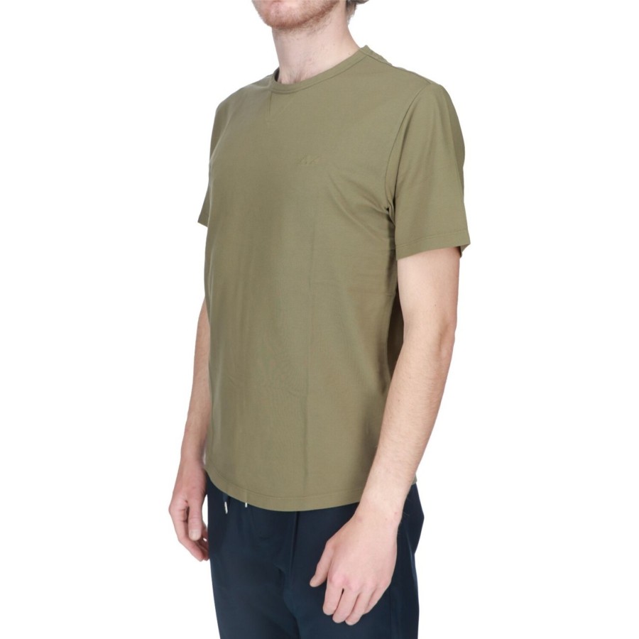 Sun68 Tshirt Sun 68 Uomo Cod Dye East 19 Miitare 19 Militare New