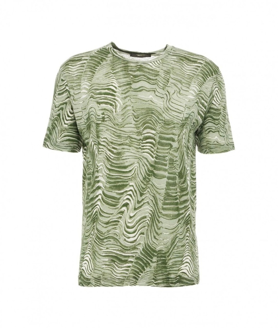 Daniele Fiesoli T-Shirt Con Stampa Verde Best