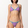 Me Fui Bikini Triangolo In Lurex Violet Hot