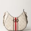 Guess Borsa A Tracolla Nelka Top Zip Cream Logo Best