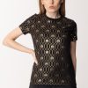 Elisabetta Franchi T-Shirt Con Logo D00E9Co Nero Best