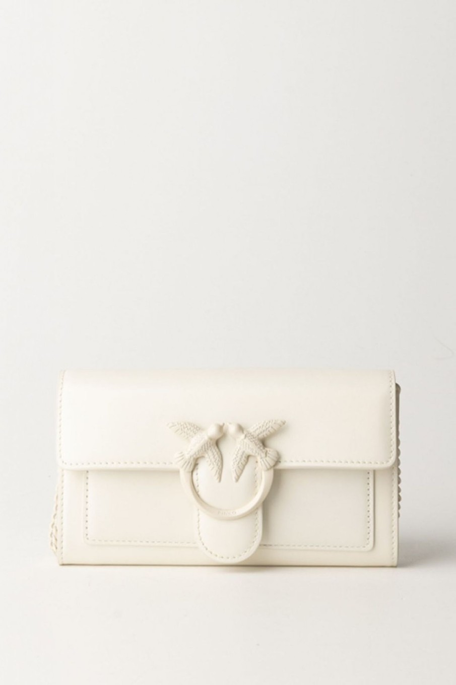 Pinko Pochette Love One Wallet Bianco-Block Color Best