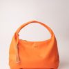 Gaelle Paris Borsa A Spalla Media Con Logo E Nappina Arancio Hot