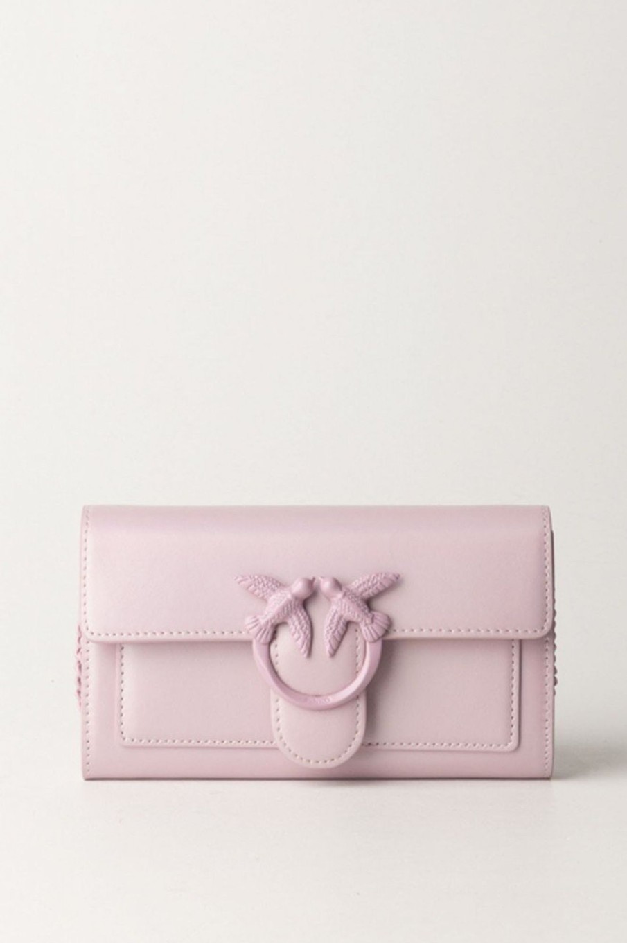 Pinko Pochette Love One Wallet Lilla-Block Color Best