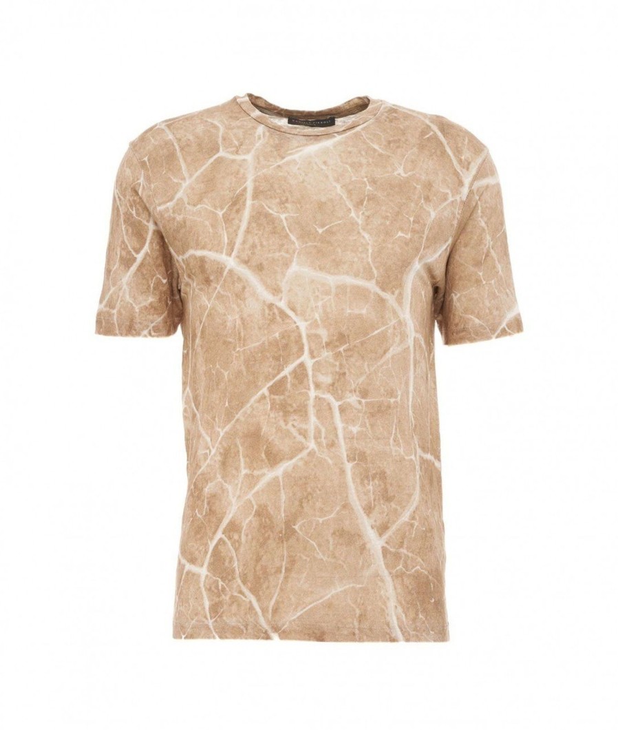 Daniele Fiesoli T-Shirt Con Stampa Beige Hot