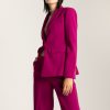 Pinko Blazer Monopetto Viola Buganville New