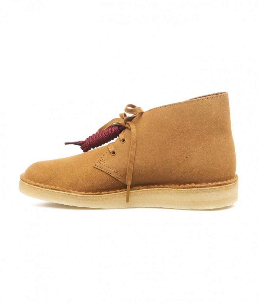 CLARKS Stringate Desert Boot Marrone Chiaro Hot