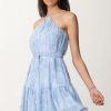 Michael Kors Abito Mini In Tie-Dye Chambray Best