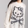 Aniye By Maglia Oversize Con Stampa Kitty Punk Sugar Online