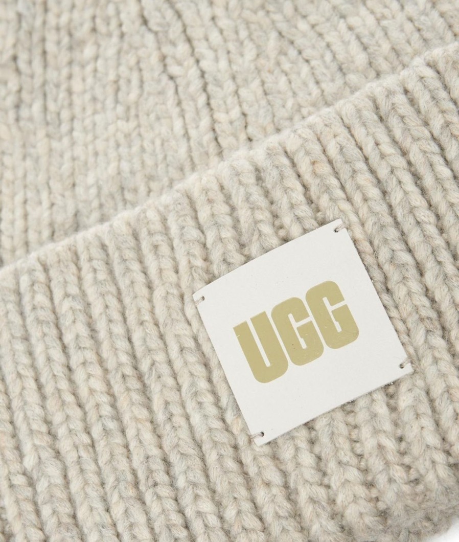 Ugg Berretto Con Logo Grigio Clearance