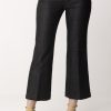 Elisabetta Franchi Pantalone Crop In Tweed Laminato Nero Online