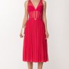 Elisabetta Franchi Gonna Midi In Tulle Fuxia Wholesale