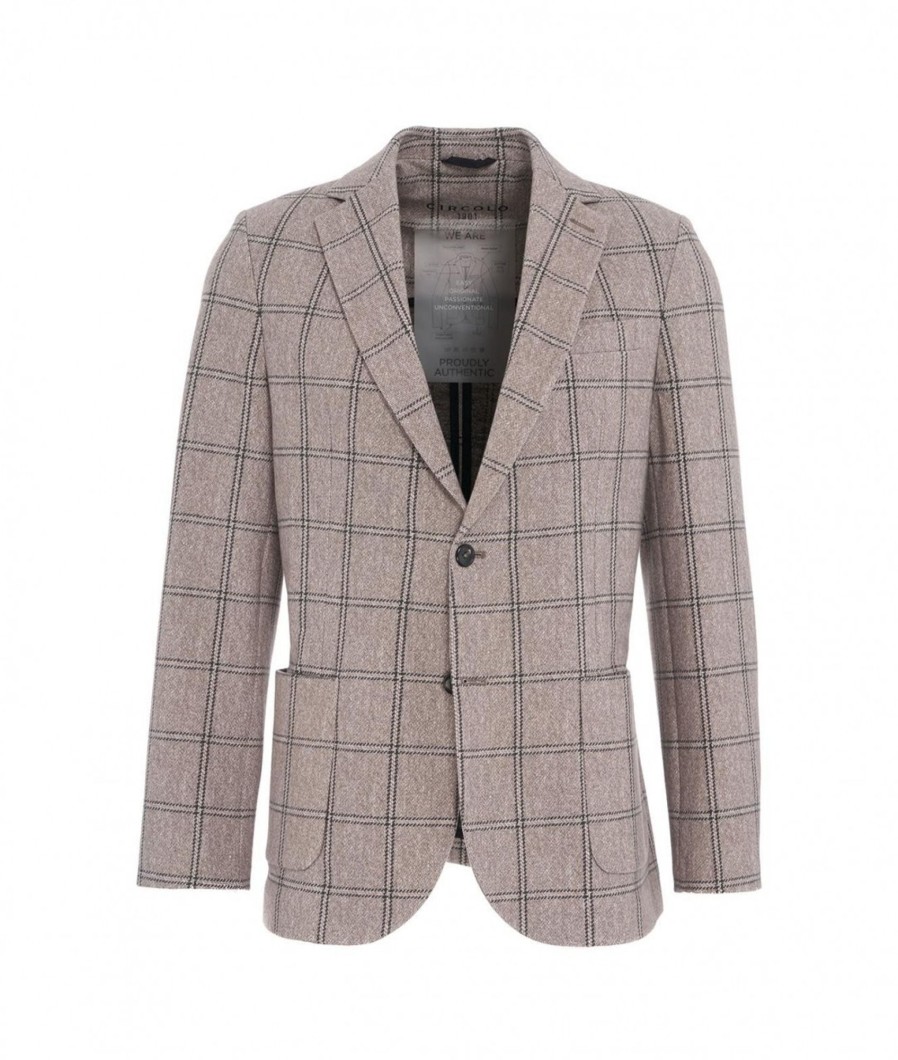 Circolo 1901 Blazer A Quadri Grigio Hot