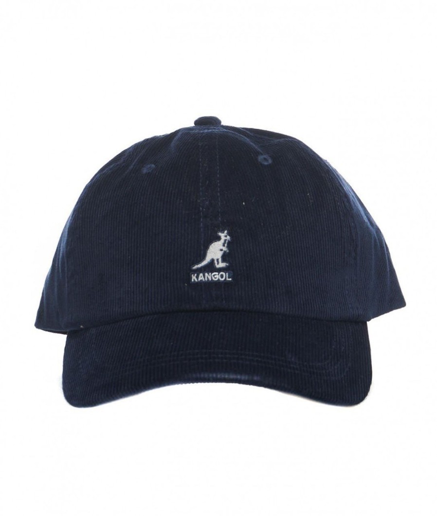 Kangol Baseball Cap In Velluto Blu Scuro Wholesale