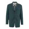 Grifoni Blazer In Lana Vergine Verde Scuro Best