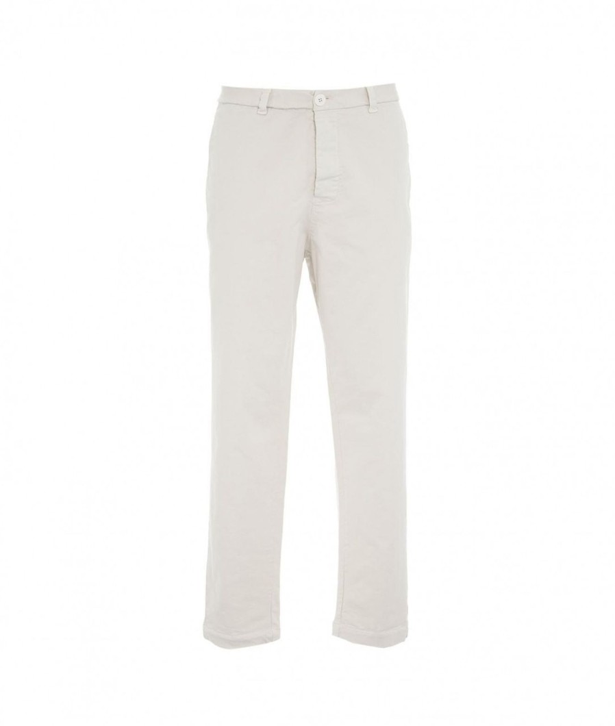 Transit Pantaloni Di Cotone Bianco Hot