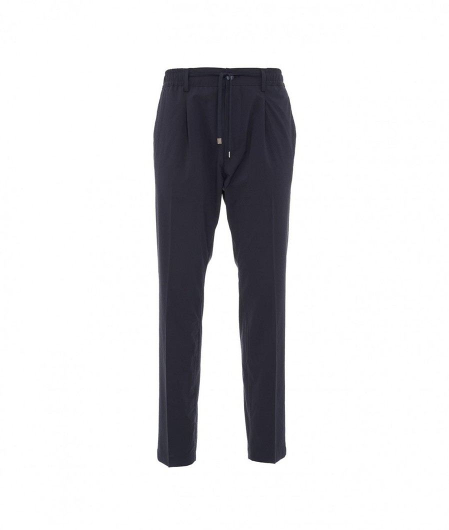 Cruna Pantalone Mitte Blu Scuro New