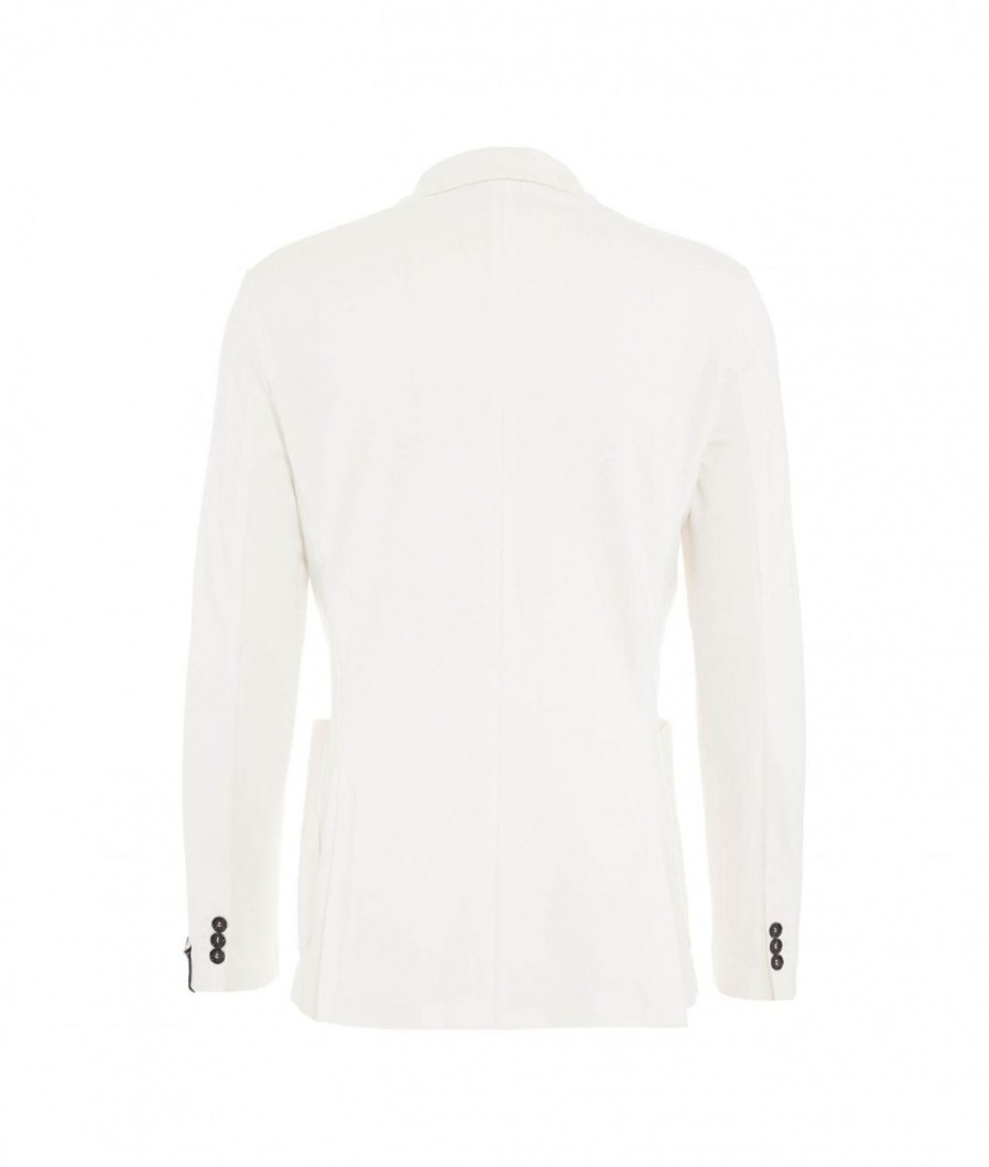 Paolo pecora Blazer In Jersey Bianco Hot