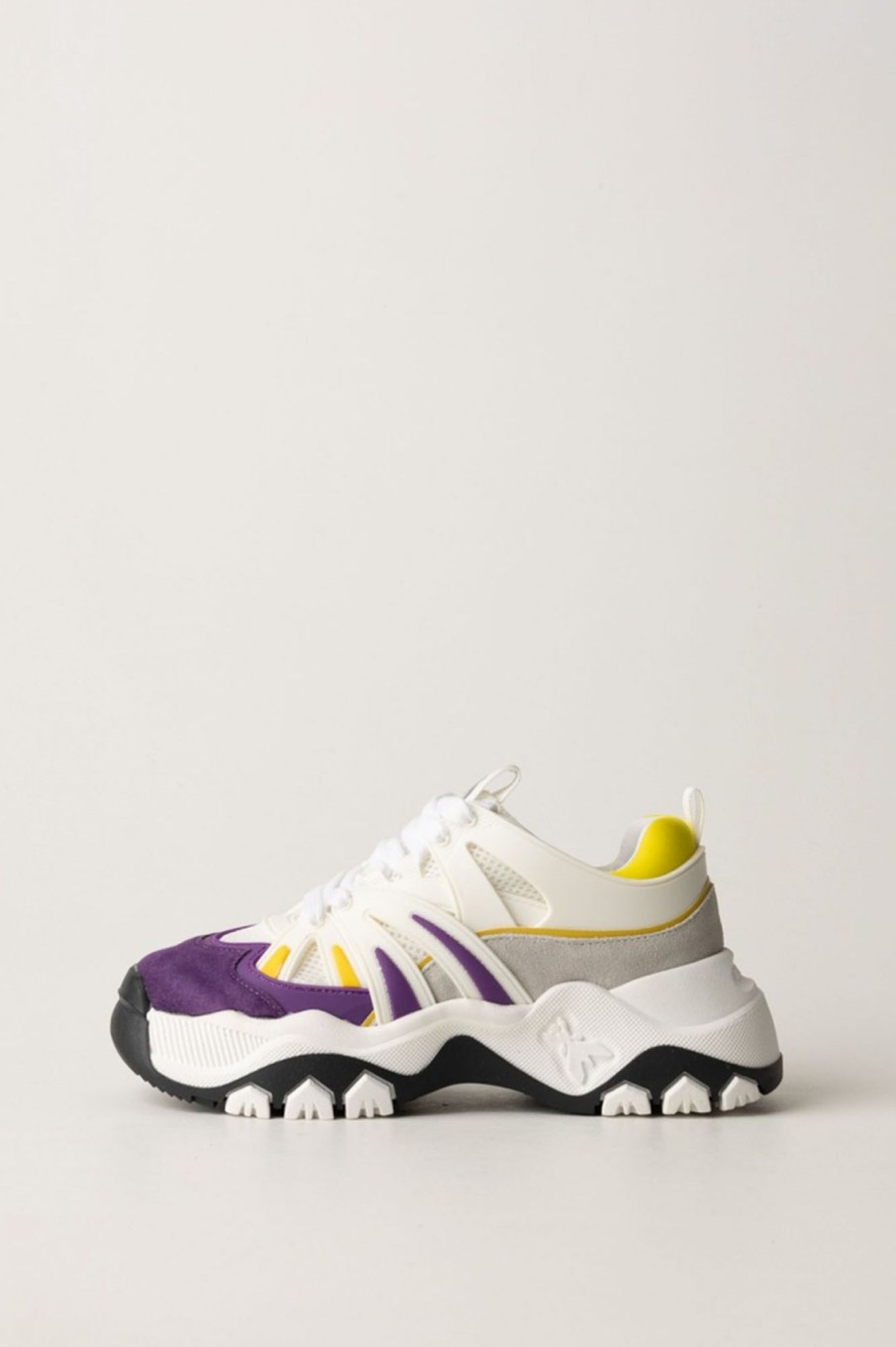 Patrizia Pepe Sneakers Chunky Multicolor Violet/Yellow Clearance