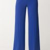 Patrizia Pepe Pantaloni A Palazzo In Sabl00E8 Blue Wave Hot