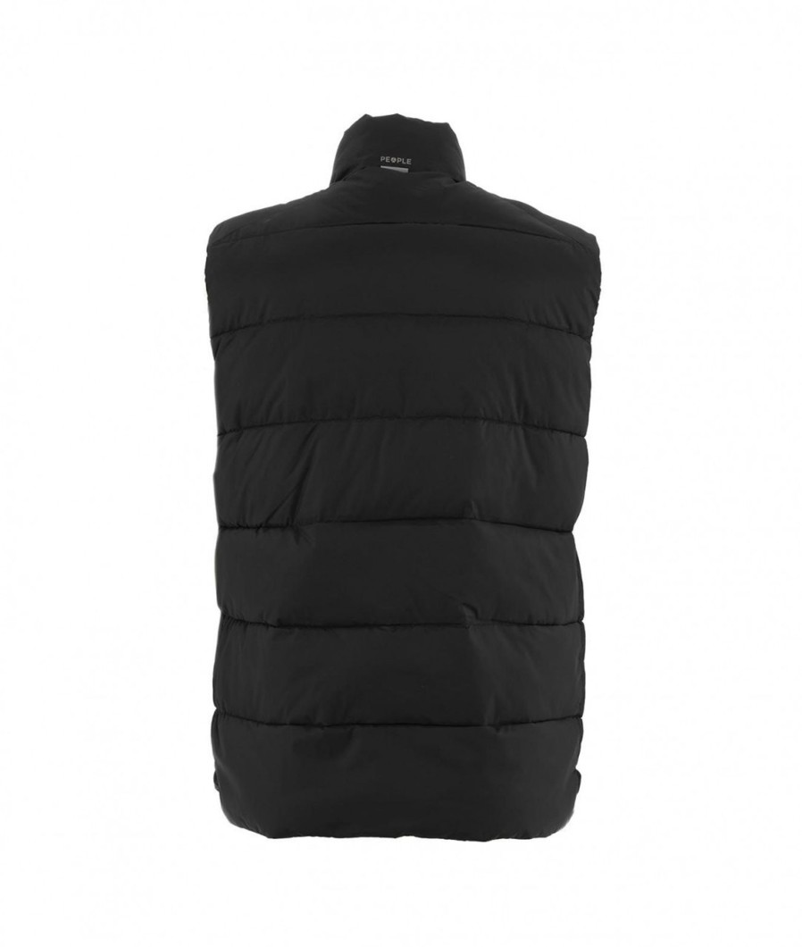 People Of Shibuya Gilet In Eco Piuma Nero Online