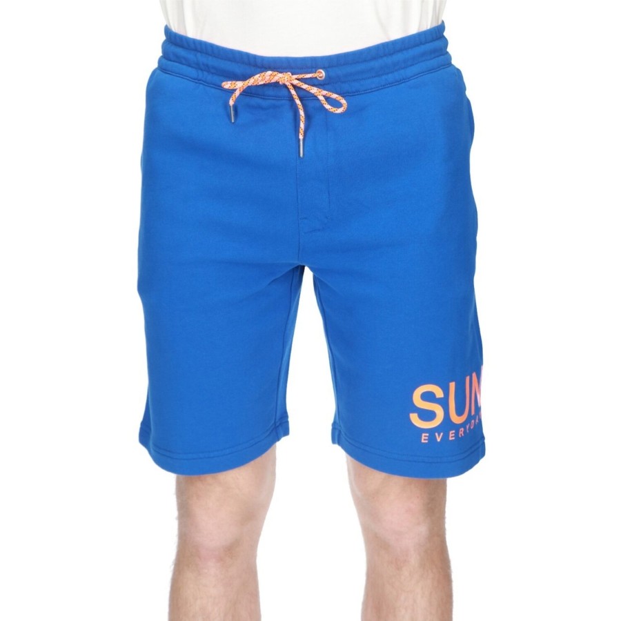 Sun68 Pantalone Un 68 Uomo Hort Fluo Cotton 12 Blue Online