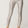 Elisabetta Franchi Leggings In Lycra Stampa Loghi Burro/Nero Wholesale