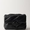 Pinko Borsa Mini Con Trapuntatura Obliqua Nero Limousine Block Color Wholesale