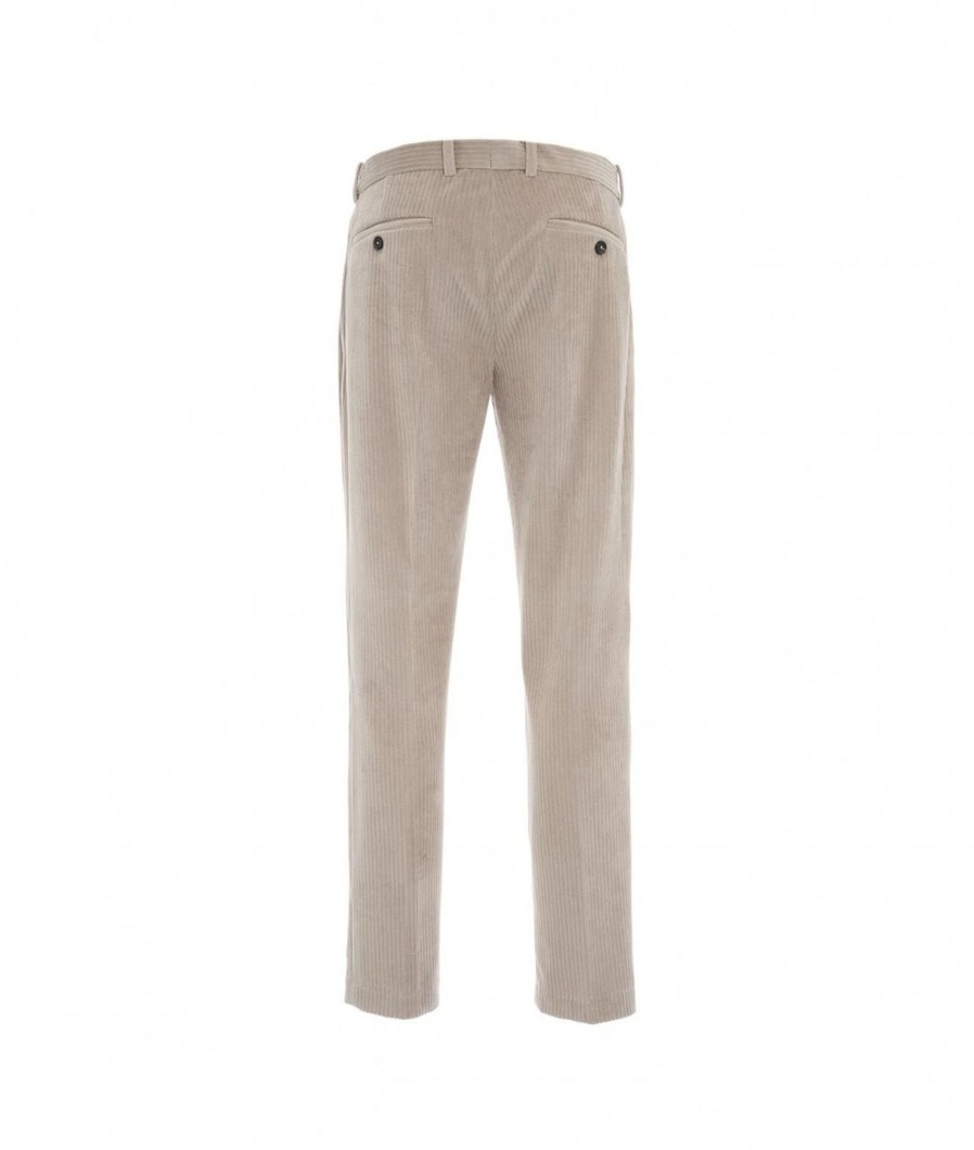 Circolo 1901 Pantalone In Velluto A Coste Grigio Chiaro Clearance