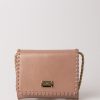 Elisabetta Franchi Mini Tracolla Con Infilature Carne Wholesale