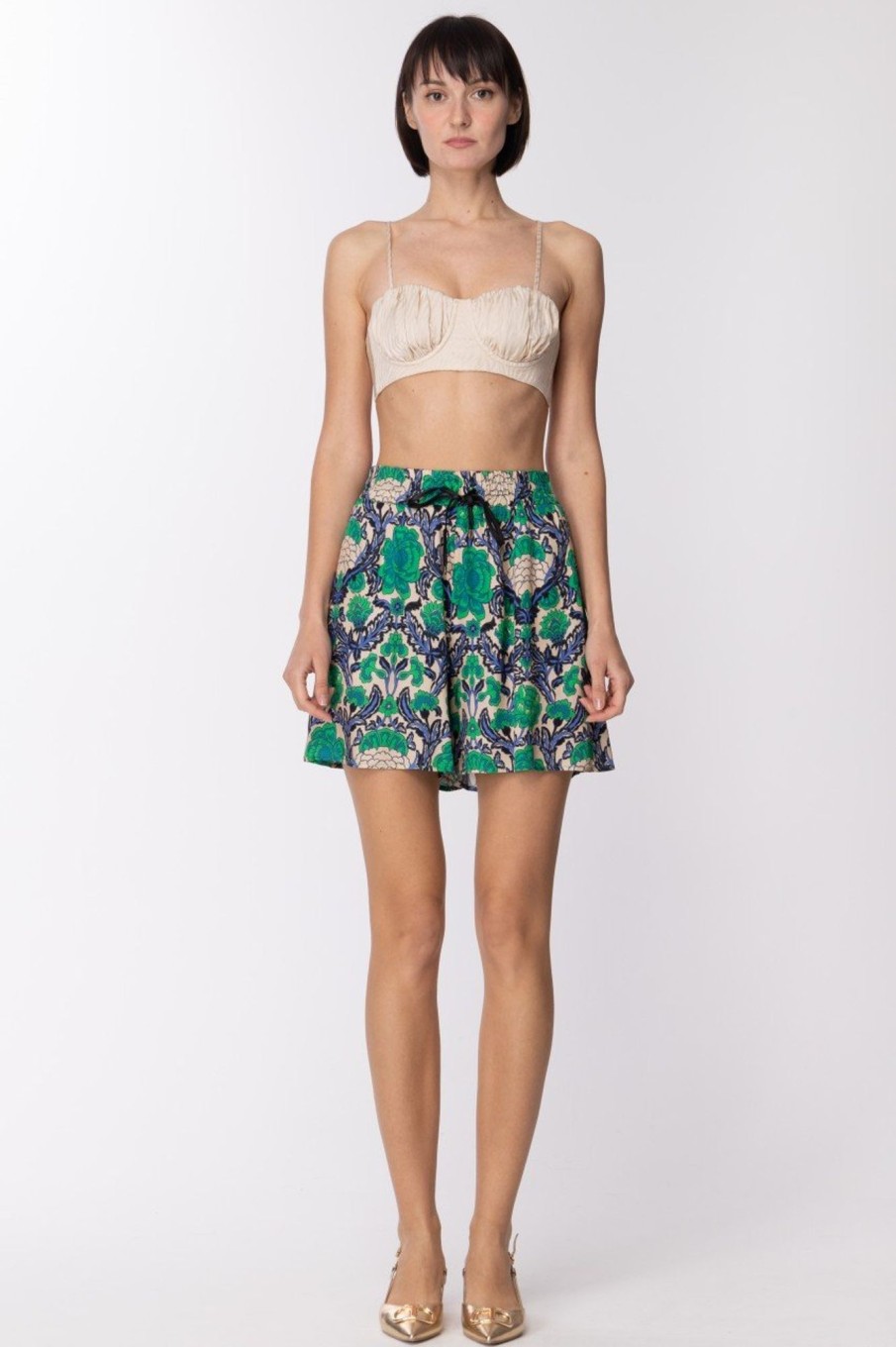 Simona Corsellini Crop Top Con Coppe Effetto Bustier Ginger Online