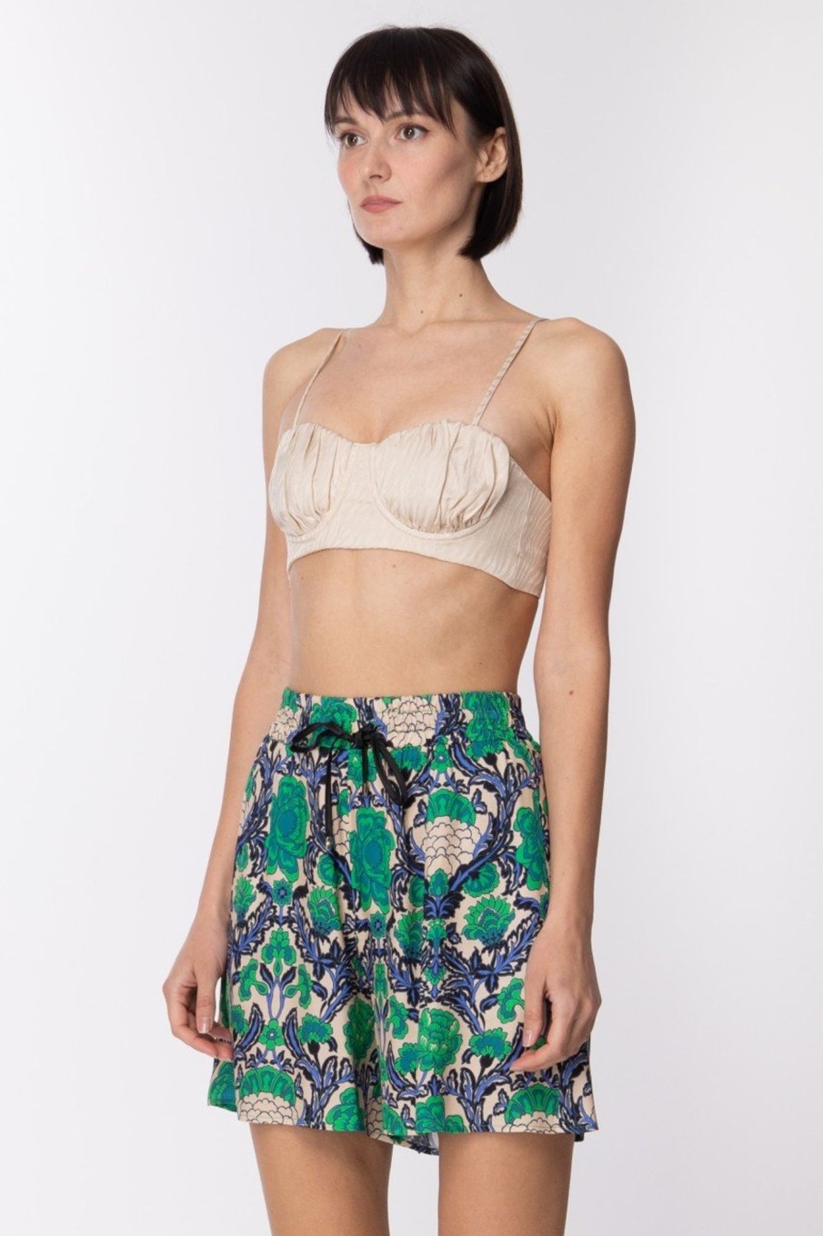 Simona Corsellini Crop Top Con Coppe Effetto Bustier Ginger Online