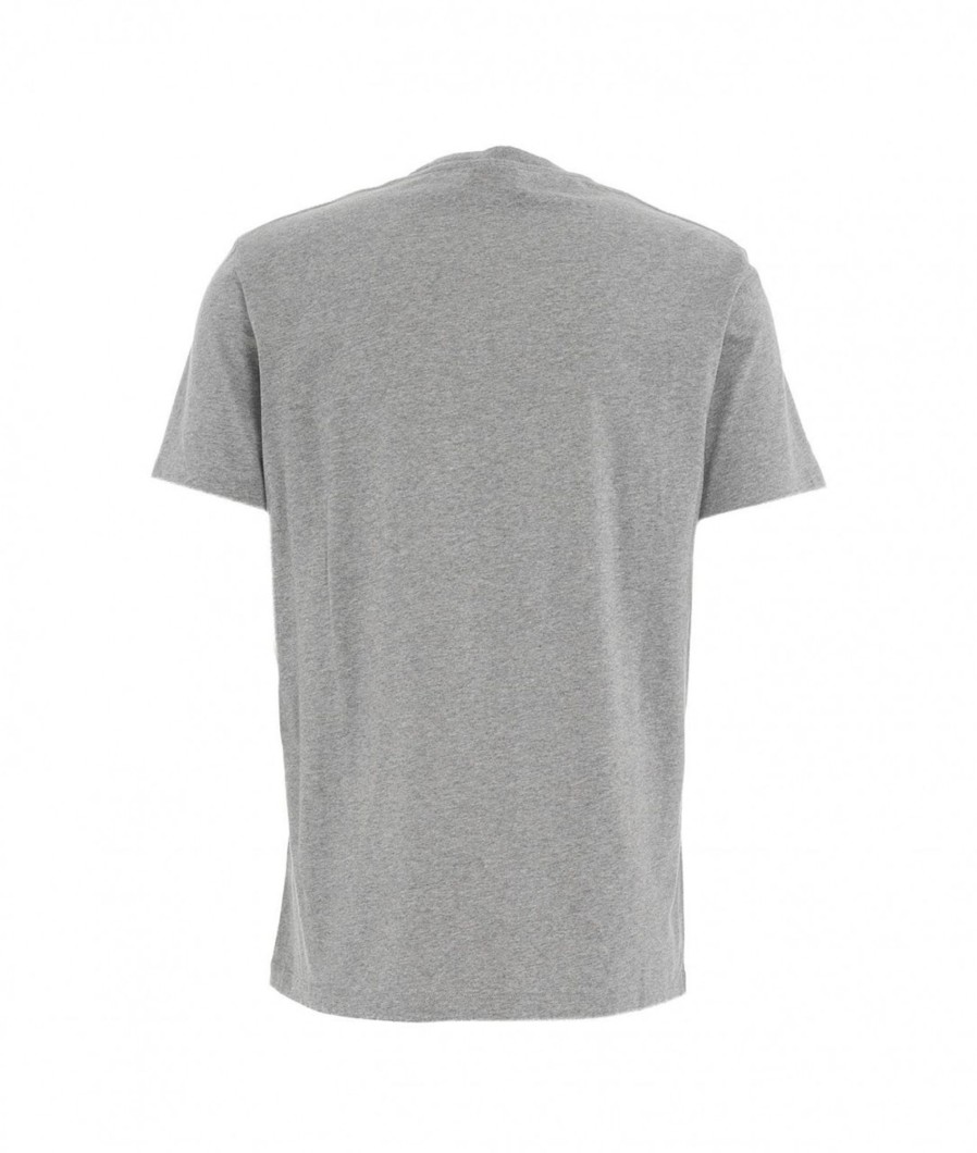 Luis Trenker T-Shirt Con Stapa E Ricao Grigio Chiaro Wholesale