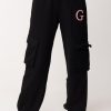 Gaelle Paris Pantaloni Cargo In Felpa Nero Best