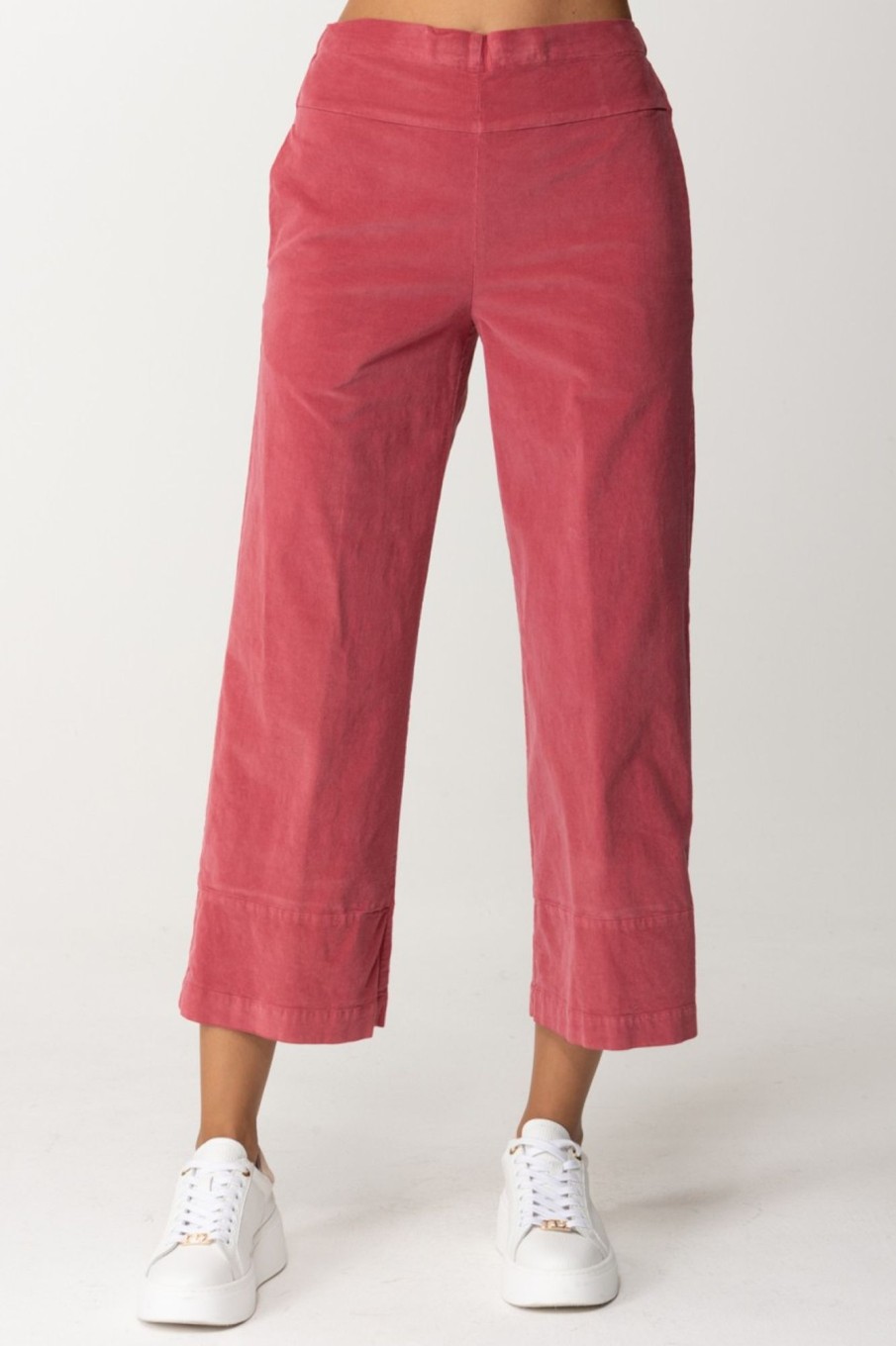 Alessia Santi Pantaloni Crop Bocciolo New