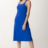 Patrizia Pepe Abito Midi Blue Wave Clearance