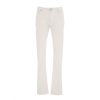 Jacob Cohen Pantalone In Velluto A Coste Bard Bianco Clearance