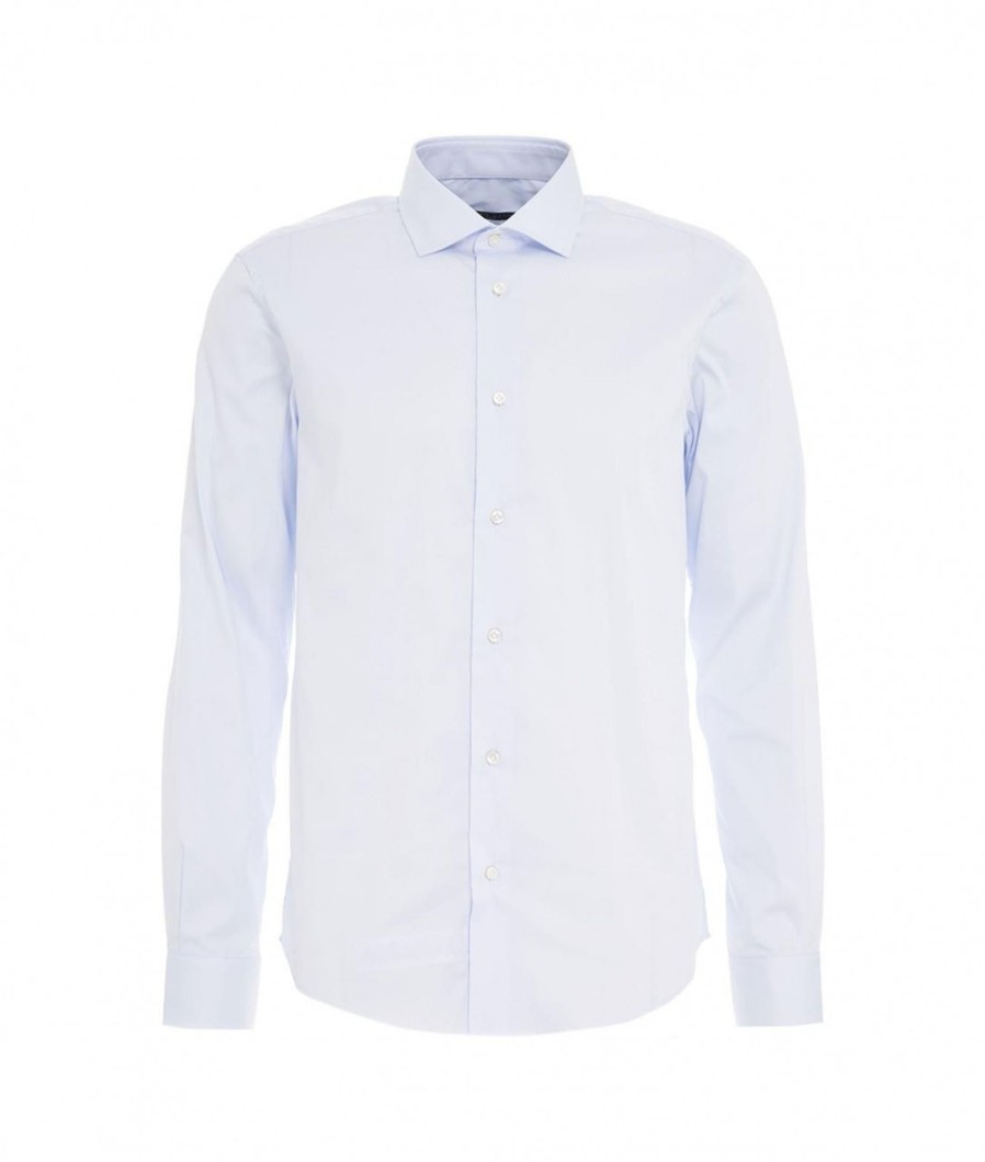 Brian Dales Camicia In Cotone Azzurro Online