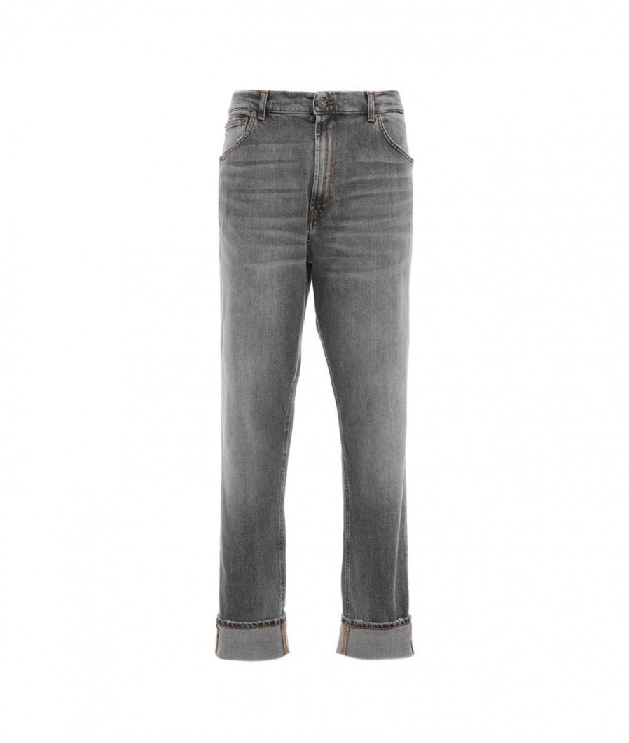 Dondup Jeans Paco 34 Inches Grigio Hot